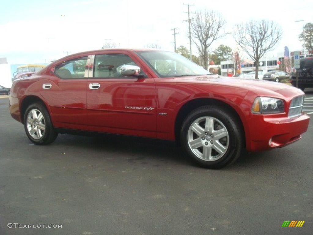 Inferno Red Crystal Pearl 2007 Dodge Charger R/T AWD Exterior Photo #47684170