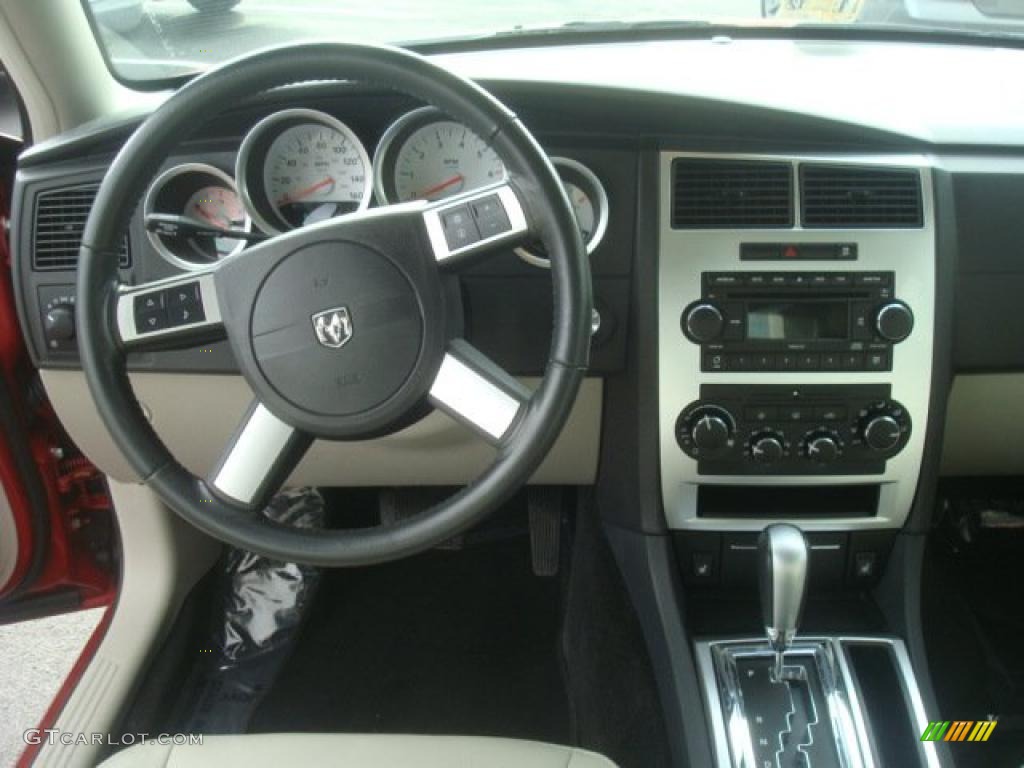 2007 Dodge Charger R/T AWD Dark Slate Gray/Light Graystone Dashboard Photo #47684293