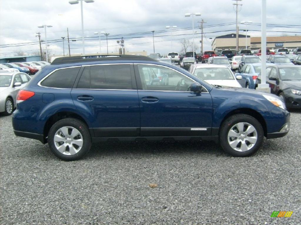 Azurite Blue Pearl 2011 Subaru Outback 2.5i Premium Wagon Exterior Photo #47684659