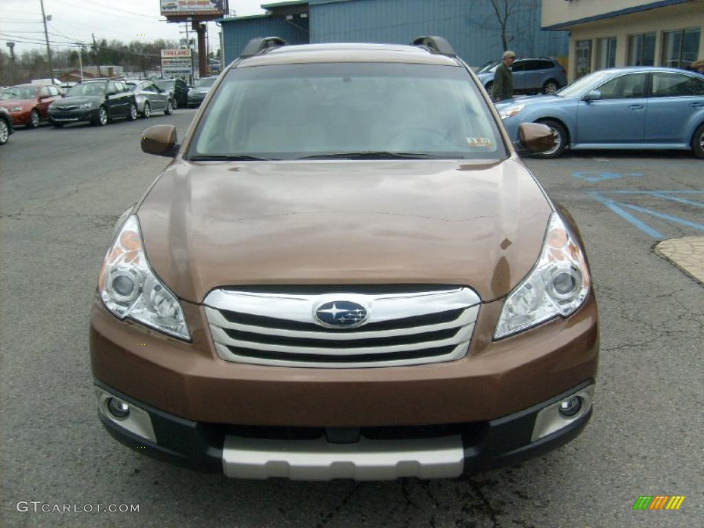 2011 Outback 2.5i Limited Wagon - Caramel Bronze Pearl / Warm Ivory photo #2