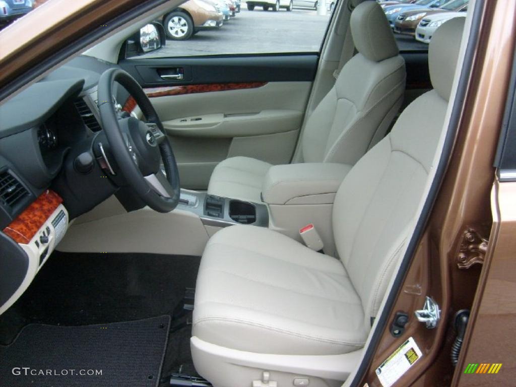 Warm Ivory Interior 2011 Subaru Outback 2.5i Limited Wagon Photo #47685136