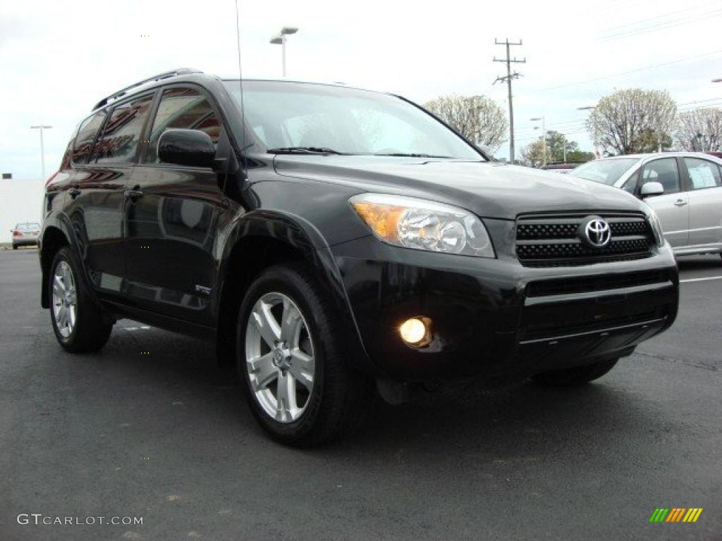 2007 RAV4 Sport 4WD - Black / Dark Charcoal photo #1
