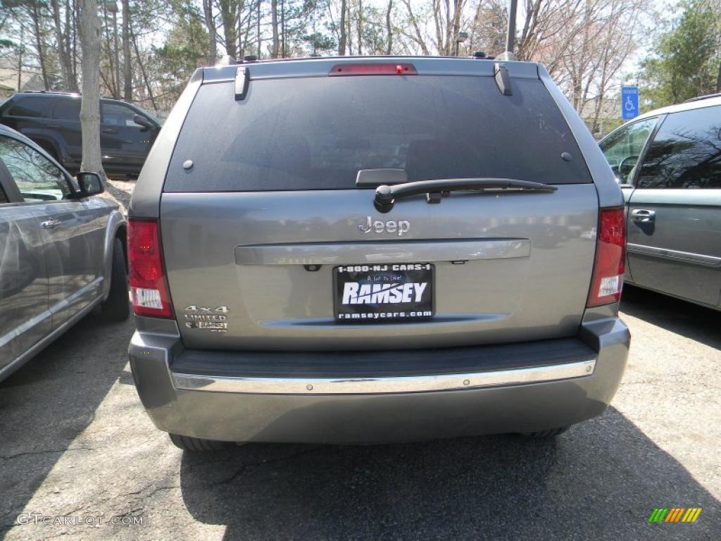 2008 Grand Cherokee Limited 4x4 - Mineral Gray Metallic / Dark Slate Gray/Light Graystone photo #5