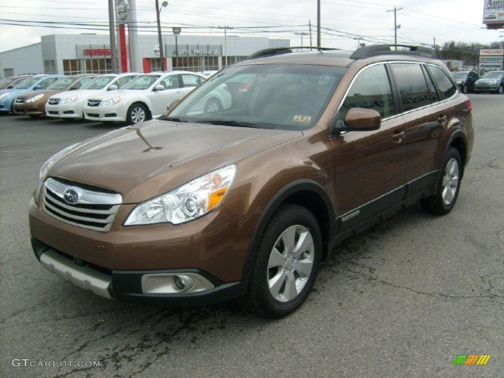 Caramel Bronze Pearl 2011 Subaru Outback 2.5i Limited Wagon Exterior Photo #47685193