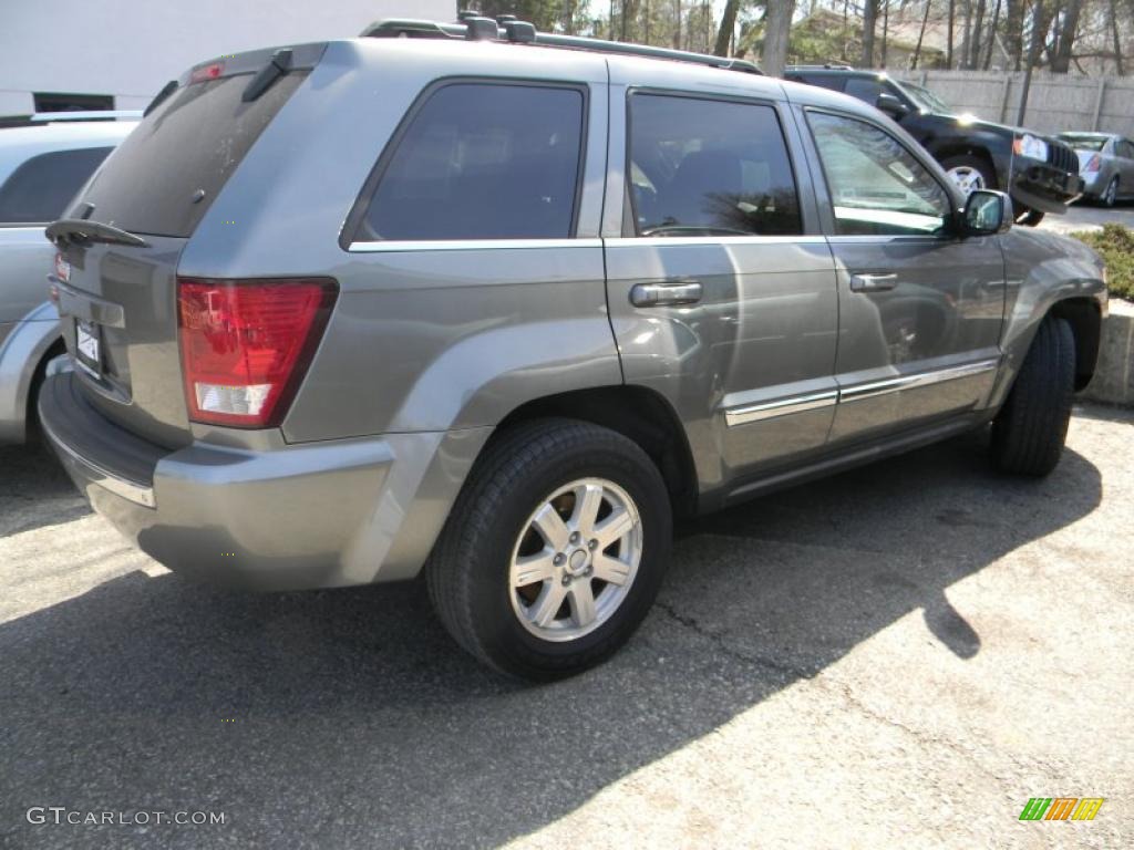 2008 Grand Cherokee Limited 4x4 - Mineral Gray Metallic / Dark Slate Gray/Light Graystone photo #7