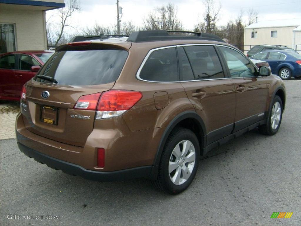 2011 Outback 2.5i Limited Wagon - Caramel Bronze Pearl / Warm Ivory photo #10