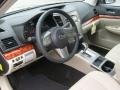 Warm Ivory 2011 Subaru Outback 2.5i Limited Wagon Interior Color