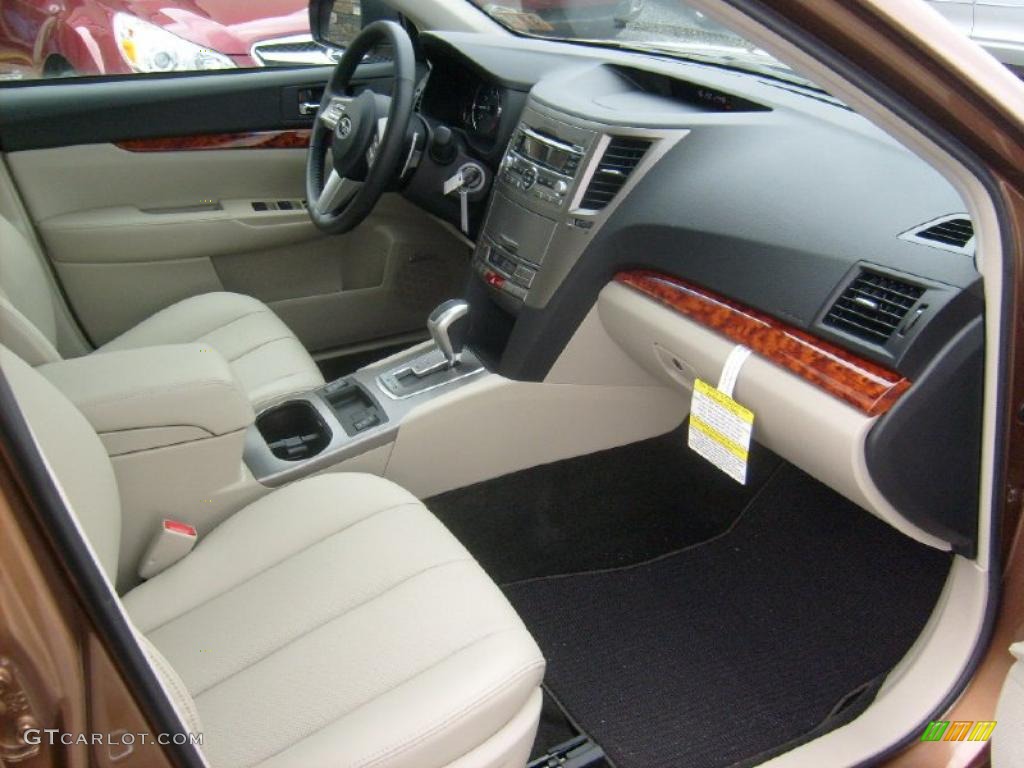 Warm Ivory Interior 2011 Subaru Outback 2.5i Limited Wagon Photo #47685358