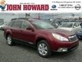 2011 Ruby Red Pearl Subaru Outback 2.5i Premium Wagon  photo #1