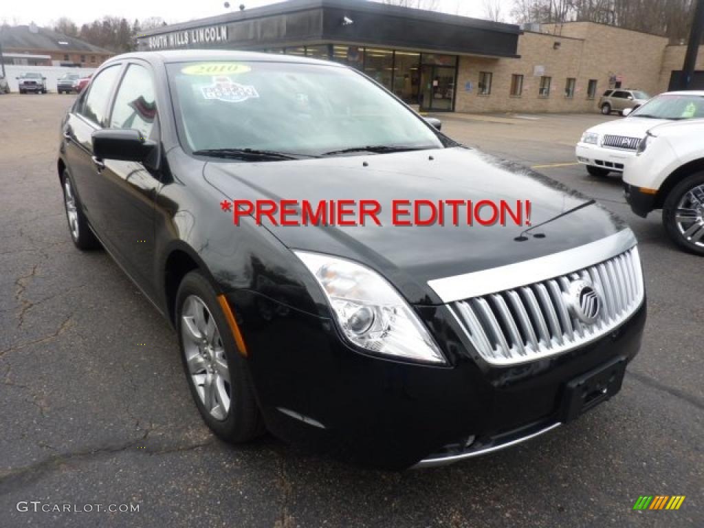 2010 Milan V6 Premier - Tuxedo Black Metallic / Dark Charcoal photo #5