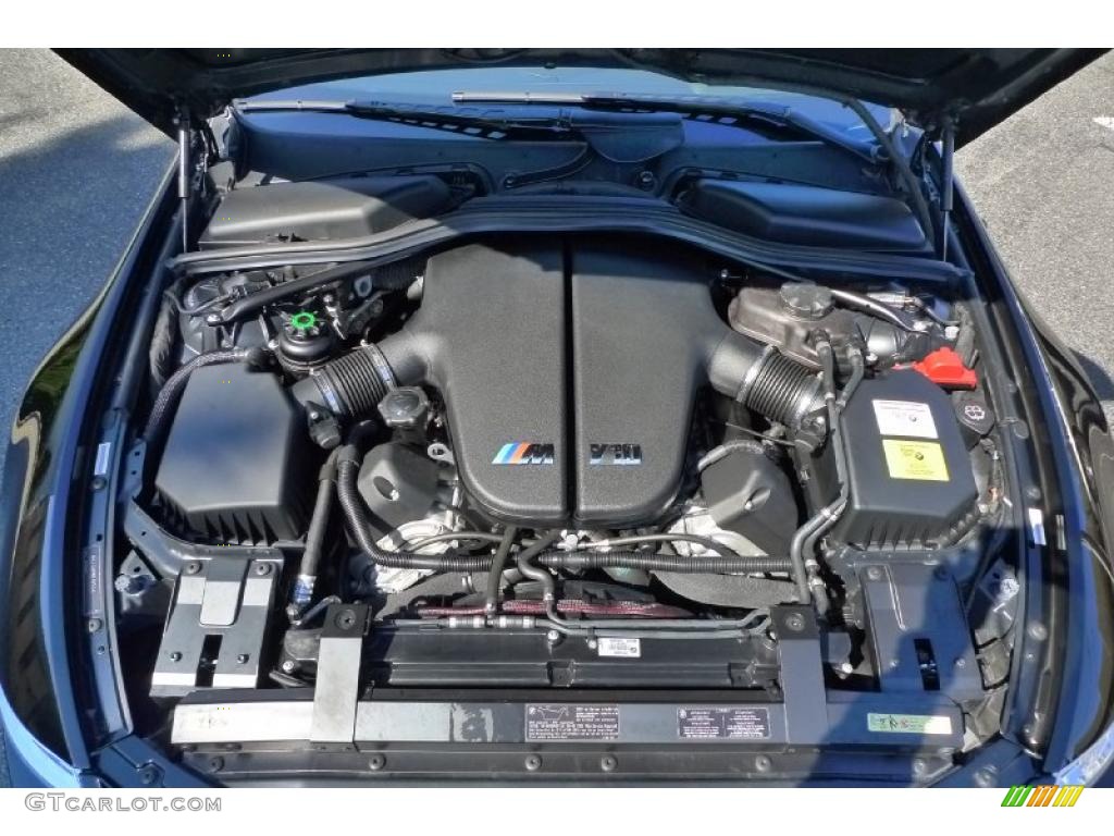 2008 BMW M6 Convertible 5.0 Liter DOHC 40-Valve VVT V10 Engine Photo #47685496