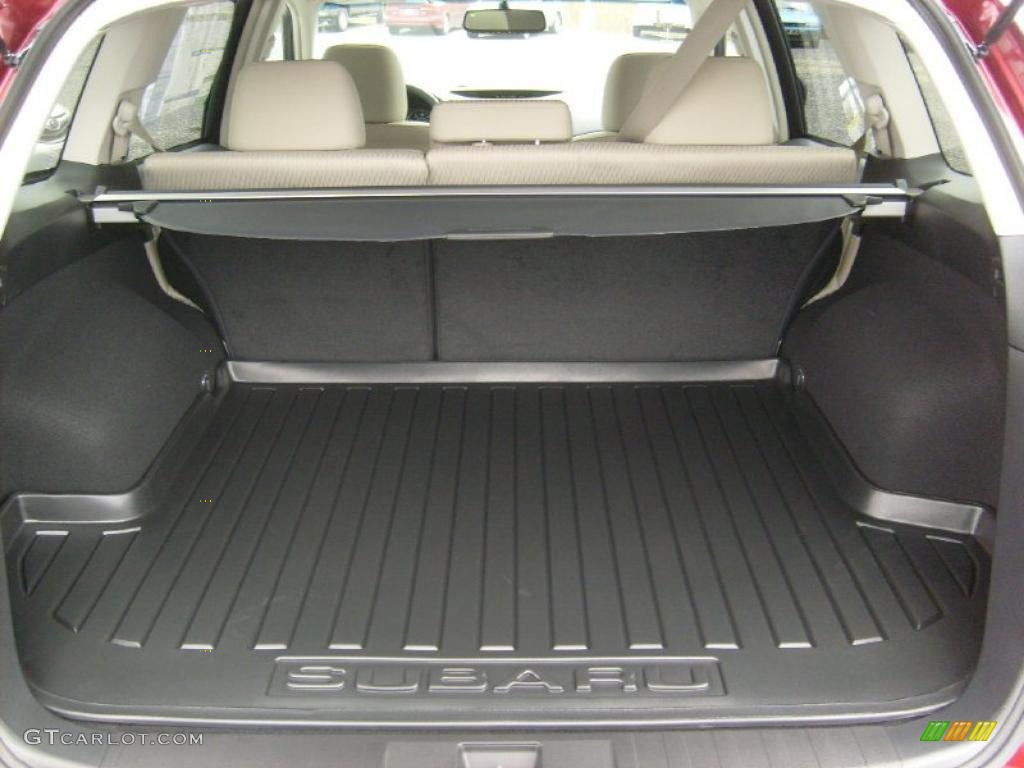 2011 Outback 2.5i Premium Wagon - Ruby Red Pearl / Warm Ivory photo #16