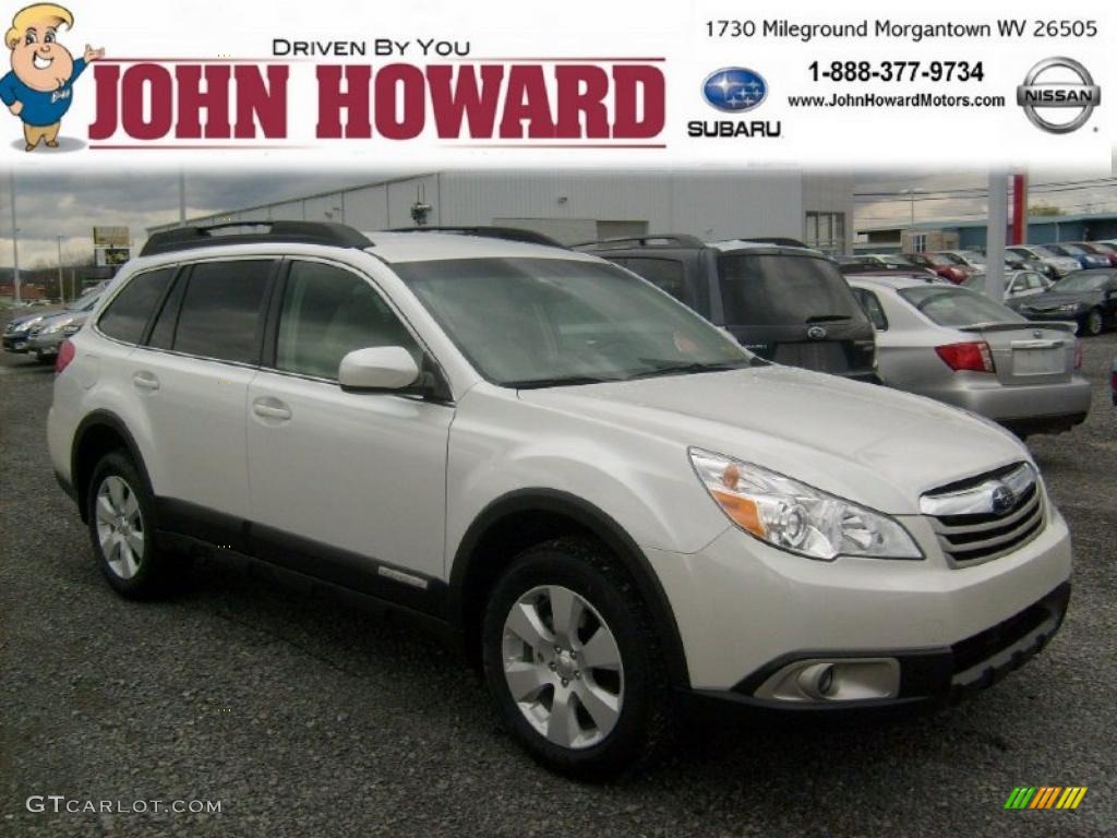 Satin White Pearl Subaru Outback