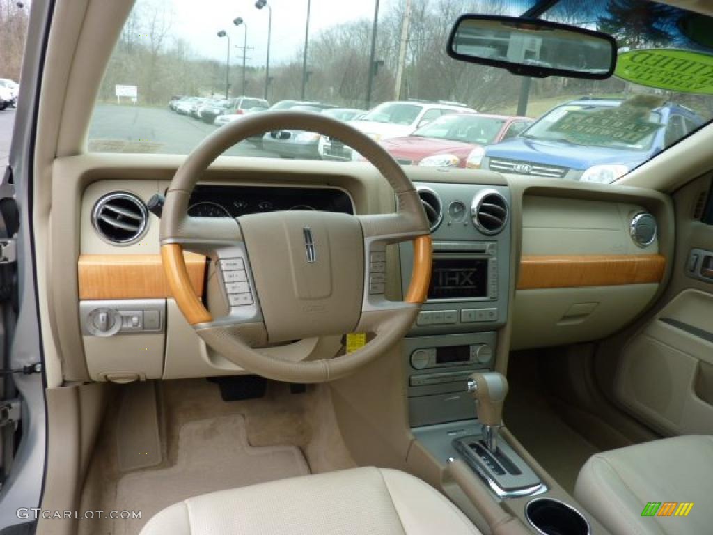 2009 Lincoln MKZ AWD Sedan Sand Dashboard Photo #47685766