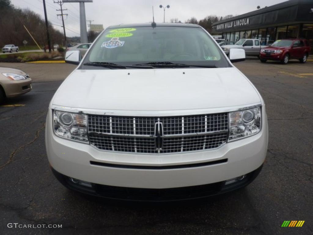 2010 MKX AWD - White Platinum Tri-Coat / Medium Light Stone photo #6