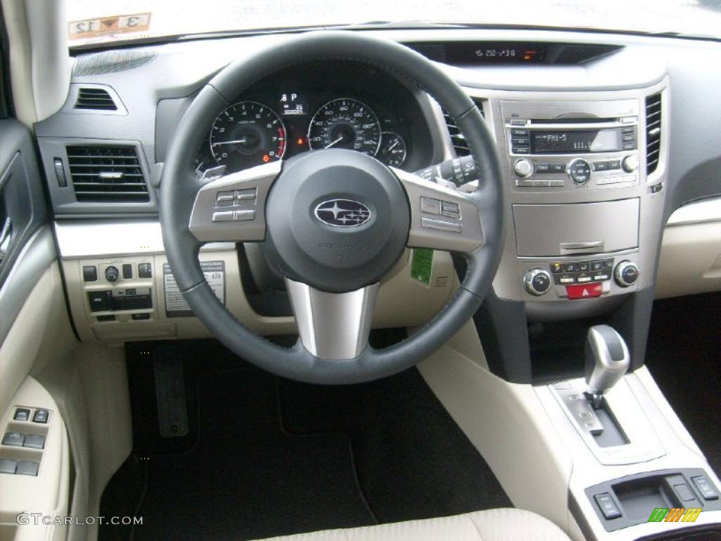 2011 Outback 2.5i Premium Wagon - Ruby Red Pearl / Warm Ivory photo #15