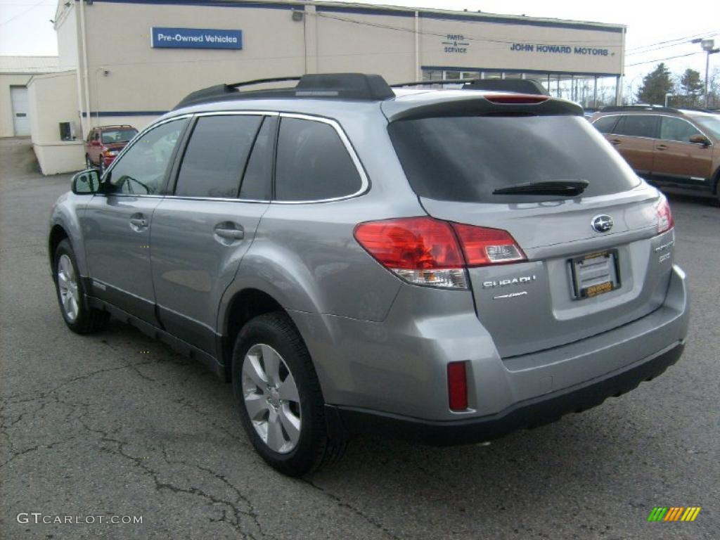 2011 Outback 2.5i Premium Wagon - Steel Silver Metallic / Off Black photo #8