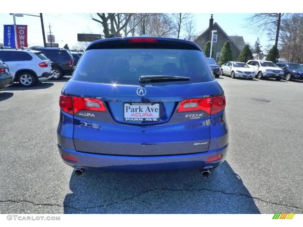 2008 RDX Technology - Royal Blue Pearl / Taupe photo #4