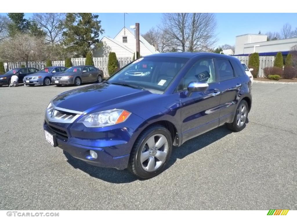 2008 RDX Technology - Royal Blue Pearl / Taupe photo #7