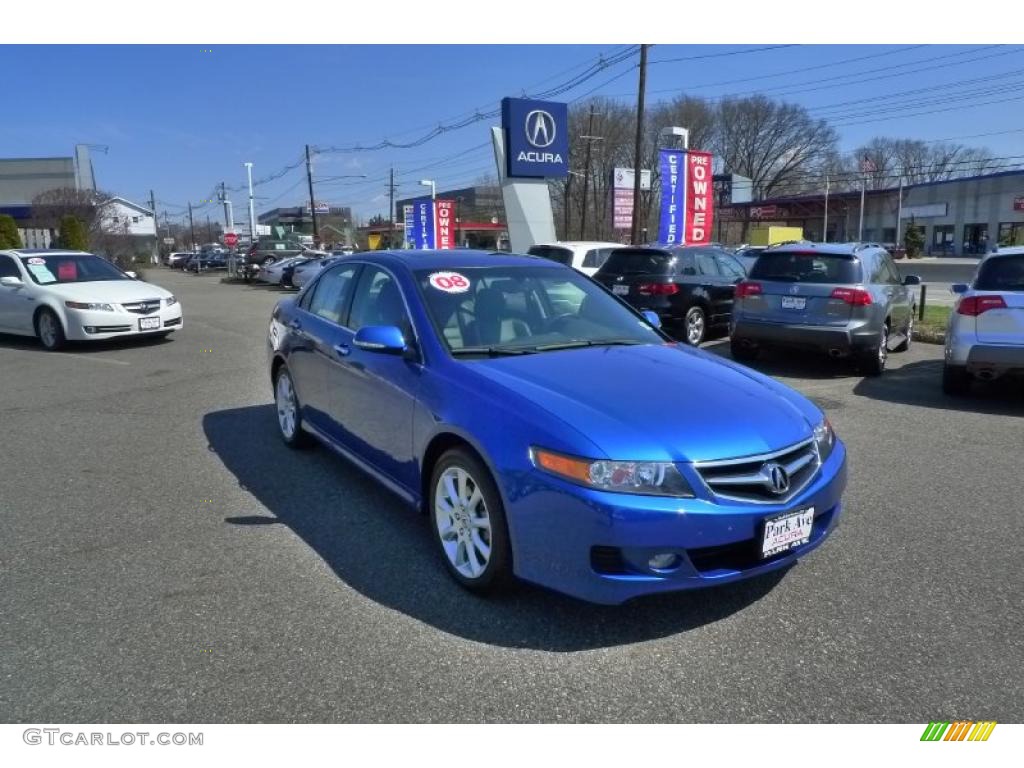 2008 TSX Sedan - Arctic Blue Pearl / Ebony photo #1