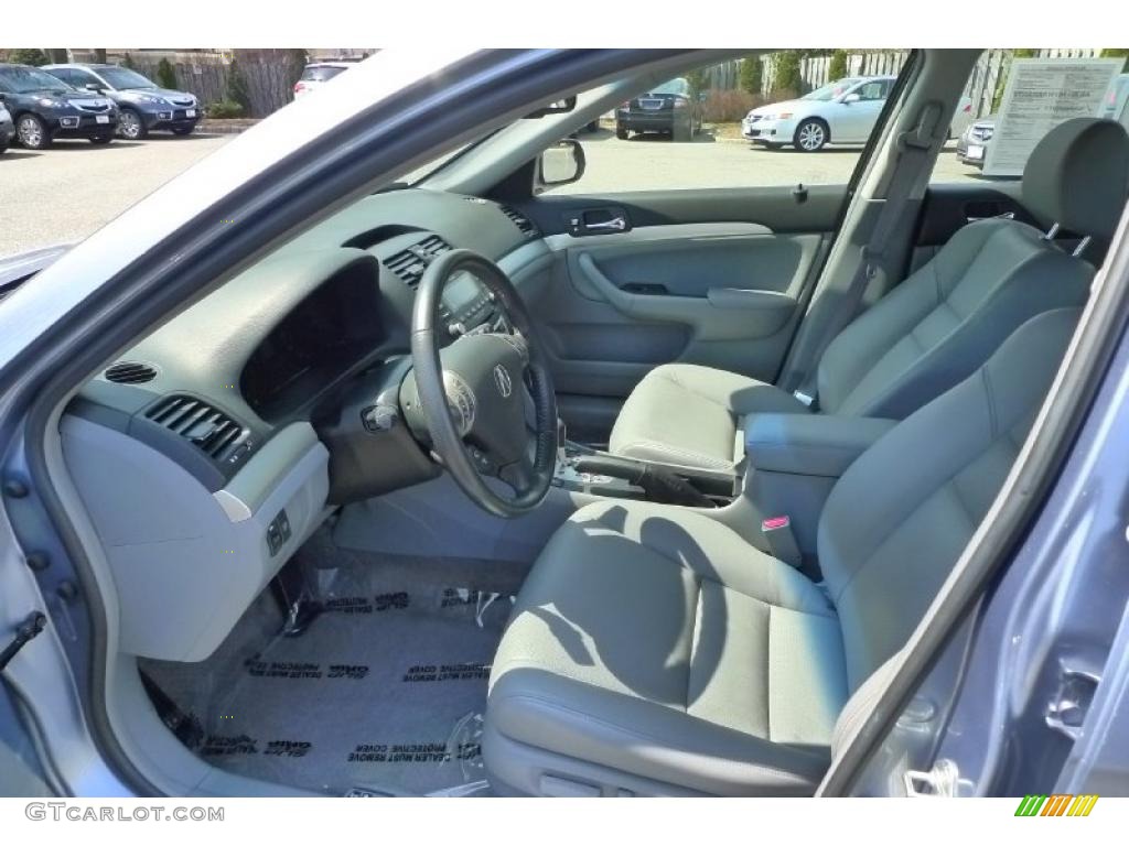 2008 TSX Sedan - Glacier Blue Metallic / Quartz Gray photo #8