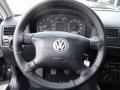 2001 Volkswagen Jetta Black Interior Steering Wheel Photo