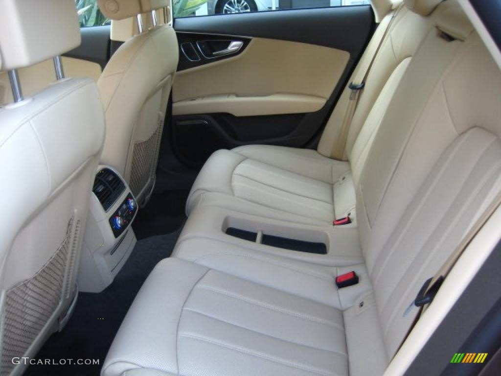 Velvet Beige Interior 2012 Audi A7 3.0T quattro Prestige Photo #47688586