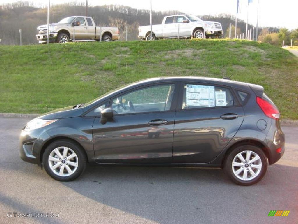 2011 Monterey Grey Metallic Ford Fiesta SE Hatchback #47635559 |  GTCarLot.com - Car Color Galleries