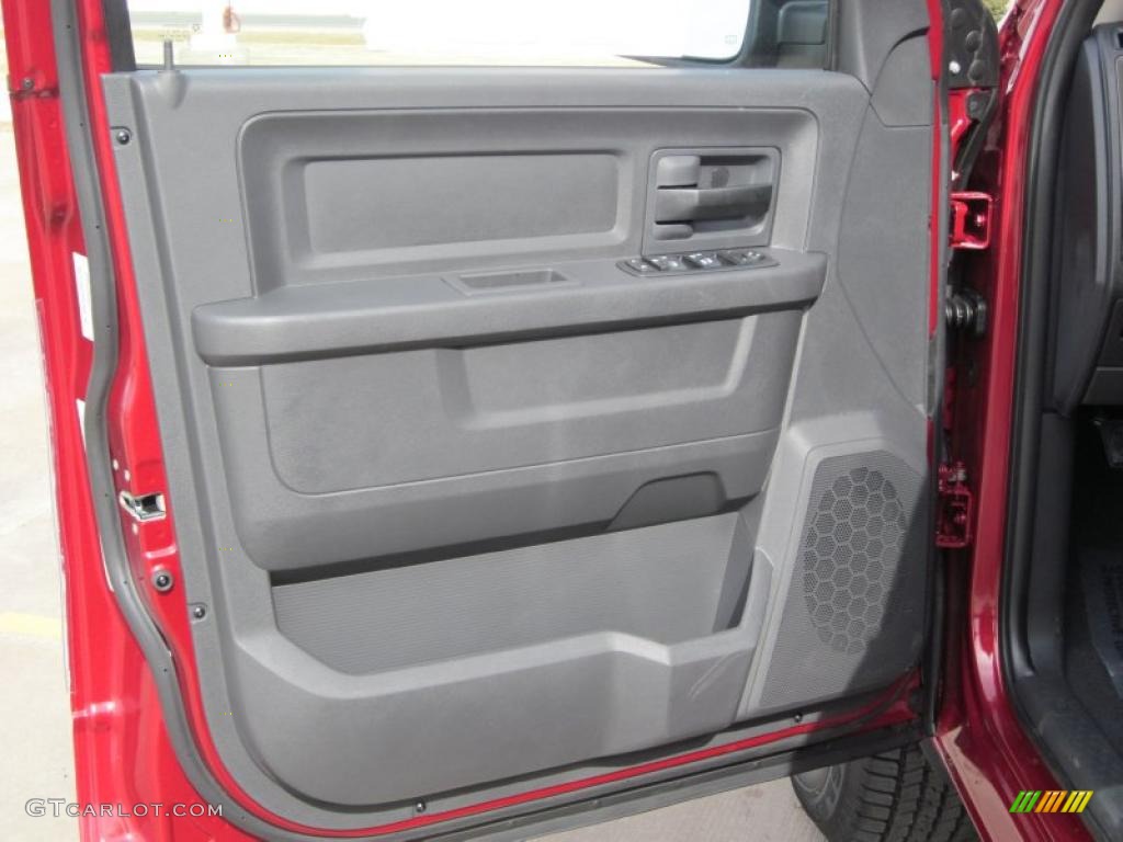 2011 Ram 1500 ST Quad Cab 4x4 - Deep Cherry Red Crystal Pearl / Dark Slate Gray/Medium Graystone photo #3