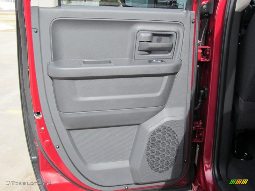 2011 Ram 1500 ST Quad Cab 4x4 - Deep Cherry Red Crystal Pearl / Dark Slate Gray/Medium Graystone photo #10