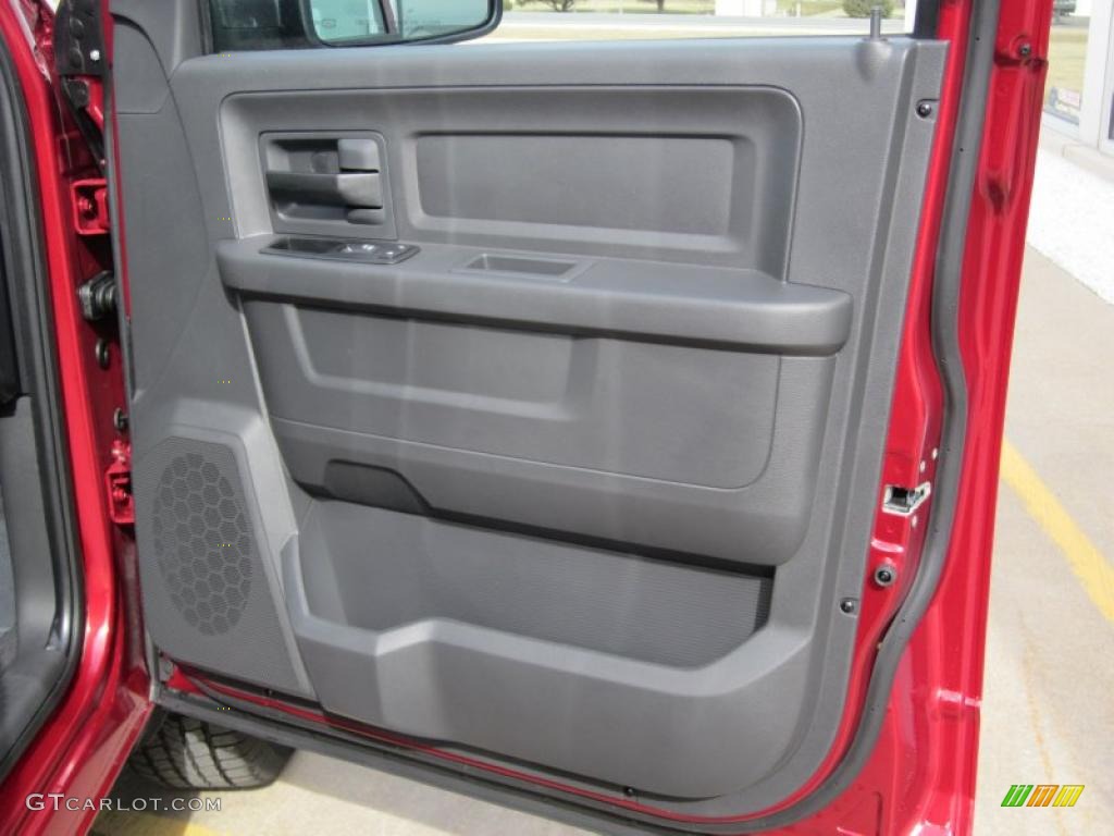 2011 Ram 1500 ST Quad Cab 4x4 - Deep Cherry Red Crystal Pearl / Dark Slate Gray/Medium Graystone photo #14