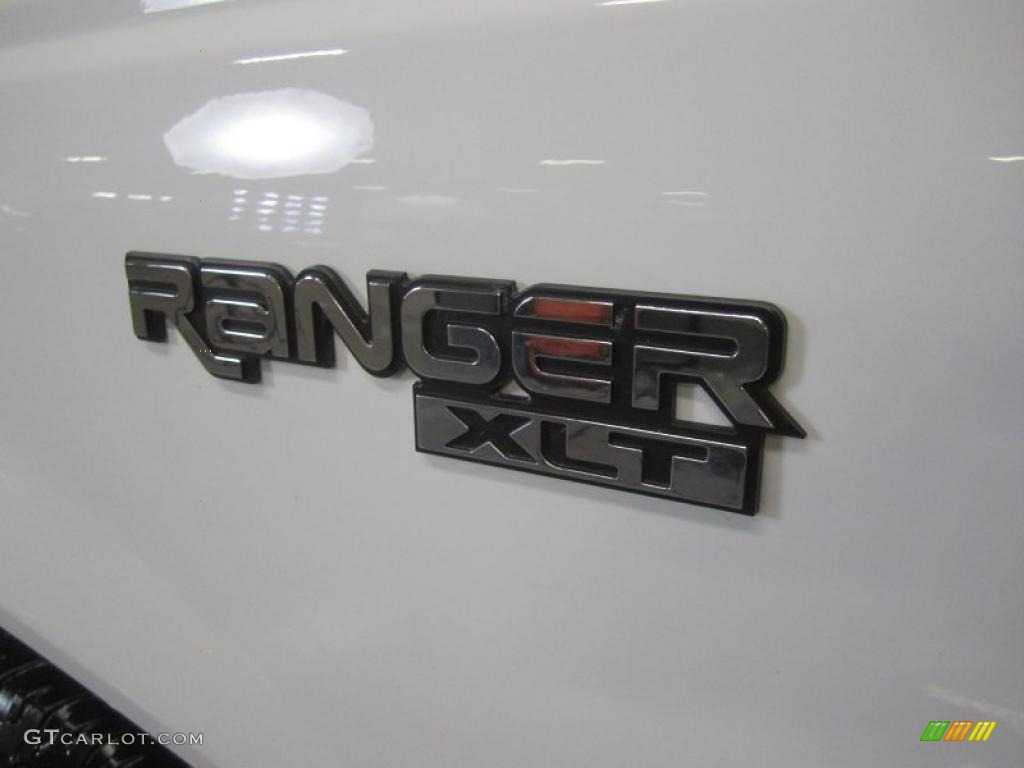 2000 Ranger XLT SuperCab 4x4 - Oxford White / Medium Prairie Tan photo #8