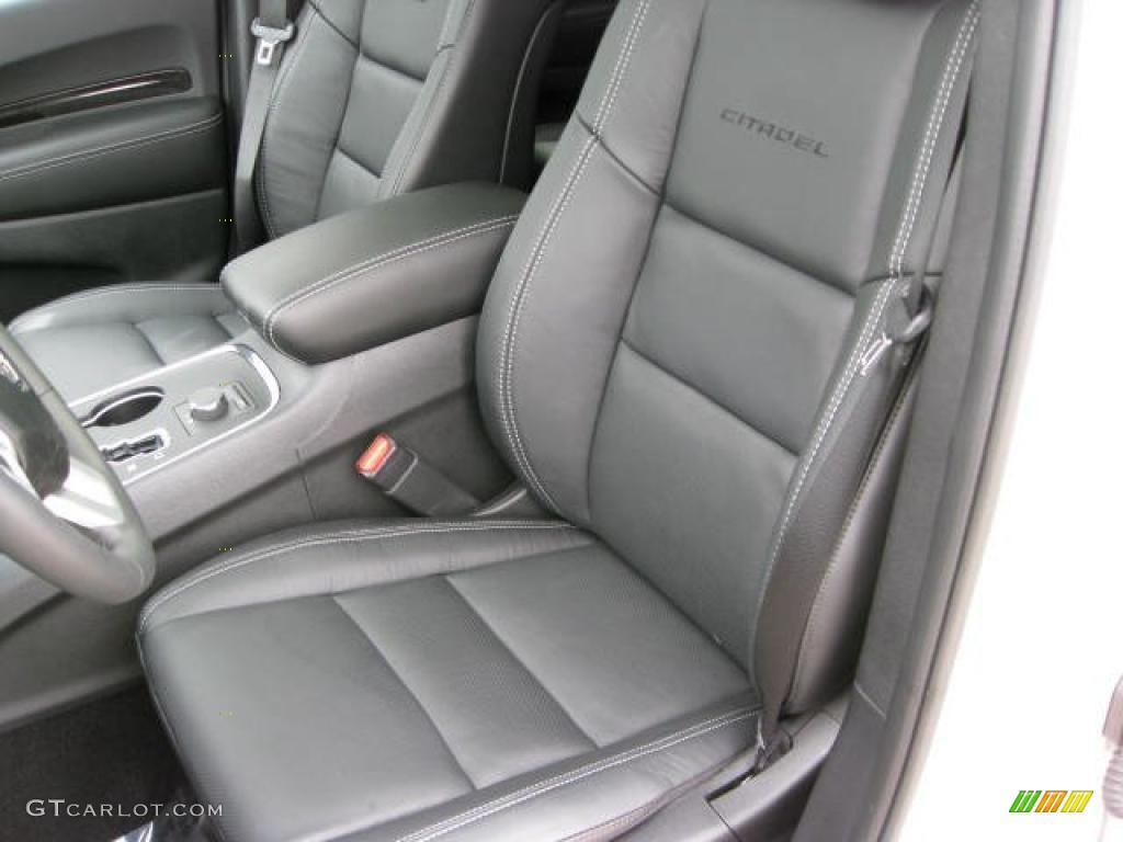 Black Interior 2011 Dodge Durango Citadel 4x4 Photo #47690400