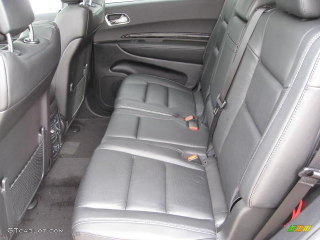 Black Interior 2011 Dodge Durango Citadel 4x4 Photo #47690430