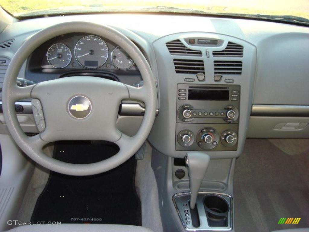 2007 Chevrolet Malibu LS Sedan Titanium Gray Dashboard Photo #47690514