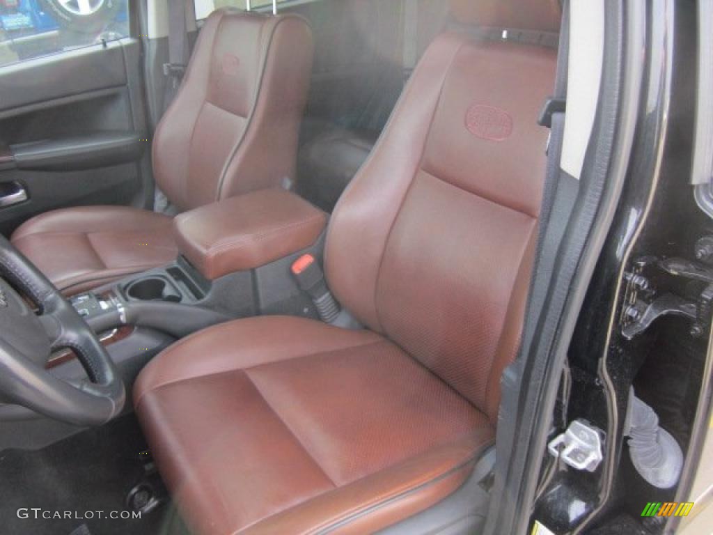 Saddle Brown/Dark Slate Gray Interior 2008 Jeep Grand Cherokee Overland 4x4 Photo #47690874