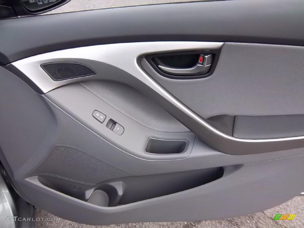 2011 Hyundai Elantra Limited Gray Door Panel Photo #47690889