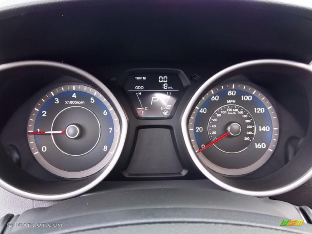 2011 Hyundai Elantra Limited Gauges Photo #47690973