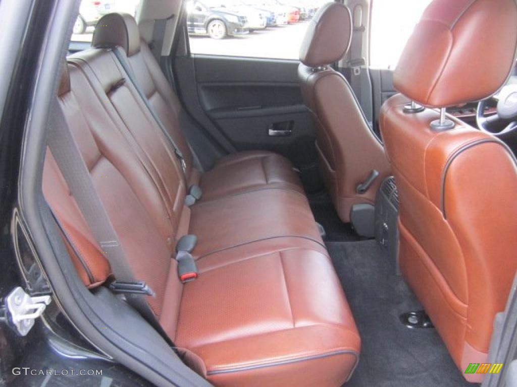 Saddle Brown/Dark Slate Gray Interior 2008 Jeep Grand Cherokee Overland 4x4 Photo #47691090