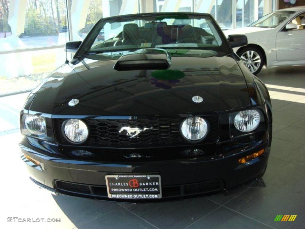 2008 Mustang GT Premium Convertible - Black / Dark Charcoal photo #1