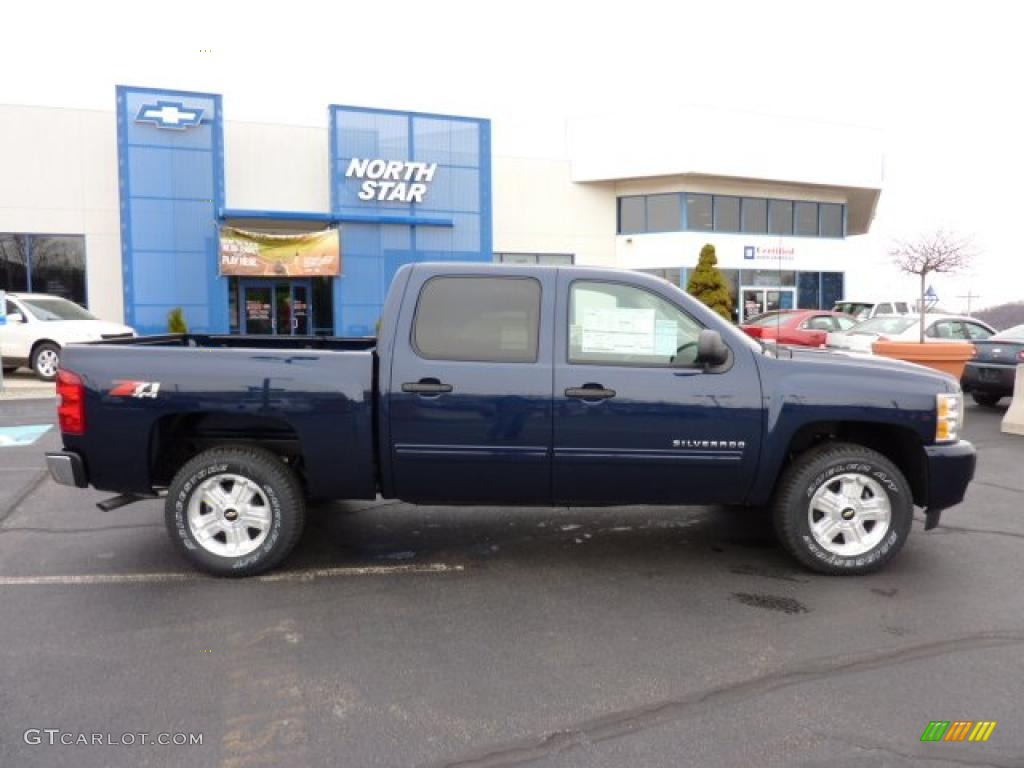 2011 Silverado 1500 LT Crew Cab 4x4 - Imperial Blue Metallic / Ebony photo #11