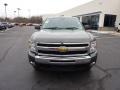 2011 Steel Green Metallic Chevrolet Silverado 1500 LT Extended Cab 4x4  photo #2