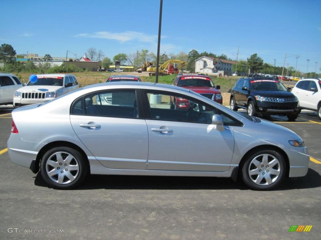 Alabaster Silver Metallic 2011 Honda Civic LX Sedan Exterior Photo #47693160