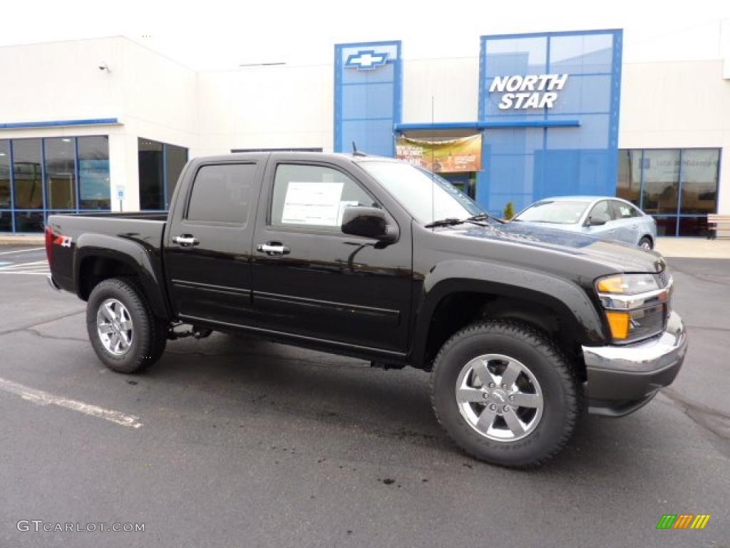 2011 Colorado LT Crew Cab 4x4 - Black / Ebony photo #1