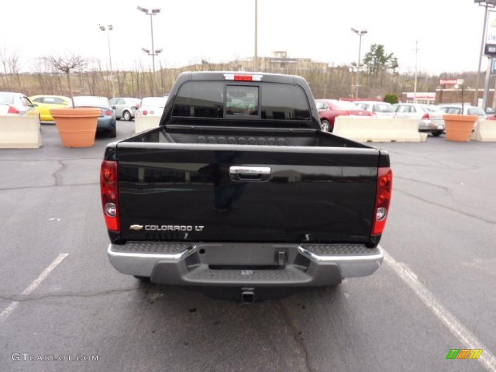 Black 2011 Chevrolet Colorado LT Crew Cab 4x4 Exterior Photo #47693958