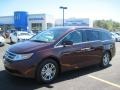 2011 Dark Cherry Pearl Honda Odyssey EX-L  photo #1