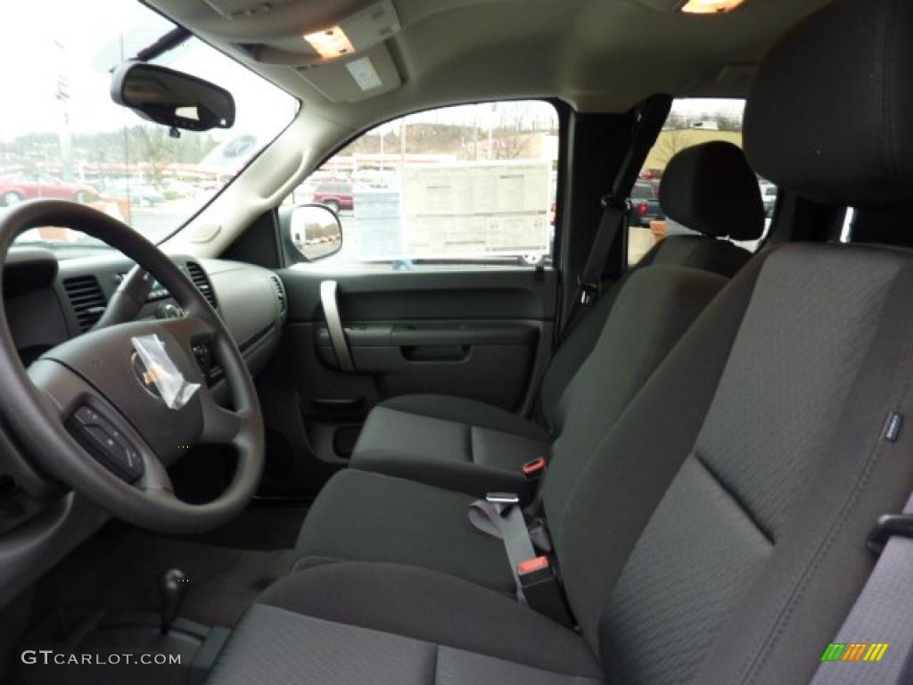 2011 Silverado 1500 LS Extended Cab 4x4 - Sheer Silver Metallic / Dark Titanium photo #7