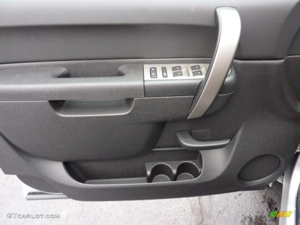 2011 Silverado 1500 LS Extended Cab 4x4 - Sheer Silver Metallic / Dark Titanium photo #14