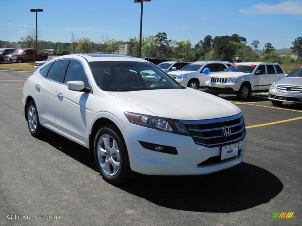White Diamond Pearl 2011 Honda Accord Crosstour EX-L Exterior Photo #47695485