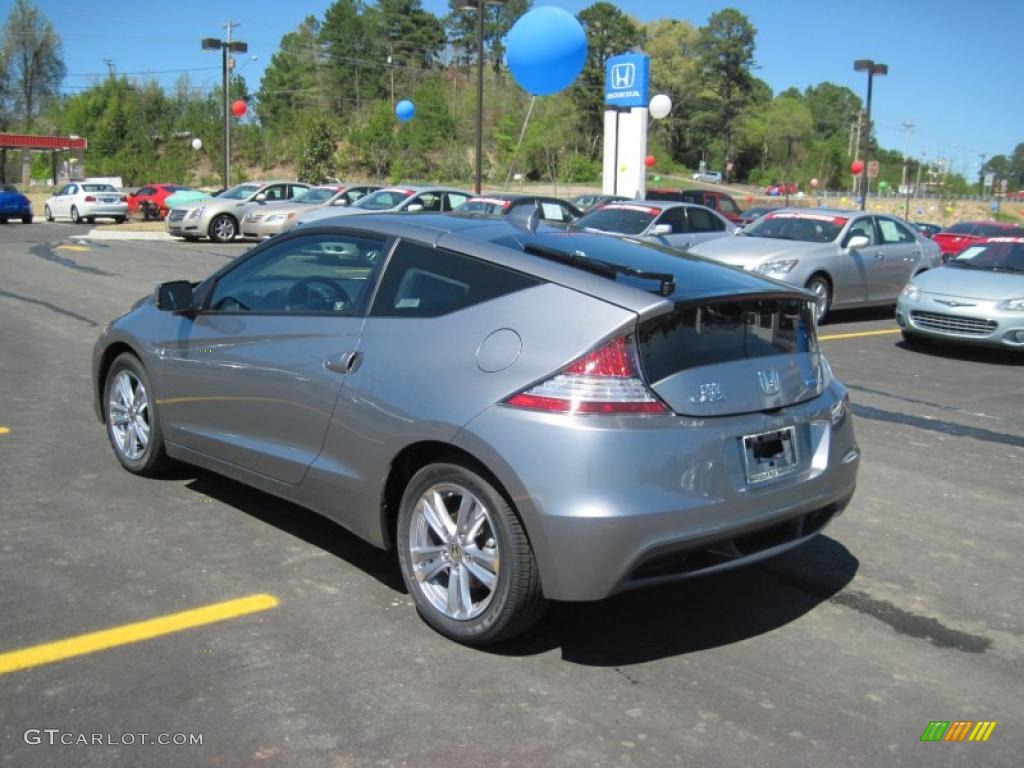 Storm Silver Metallic 2011 Honda CR-Z EX Navigation Sport Hybrid Exterior Photo #47695752